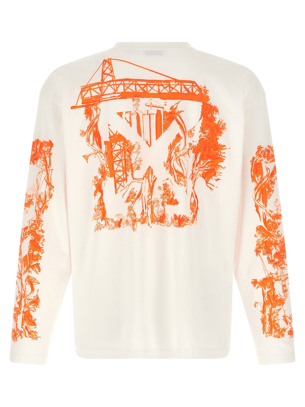 Off-White City Nature Skate Long-Sleeve T-Shirt in White