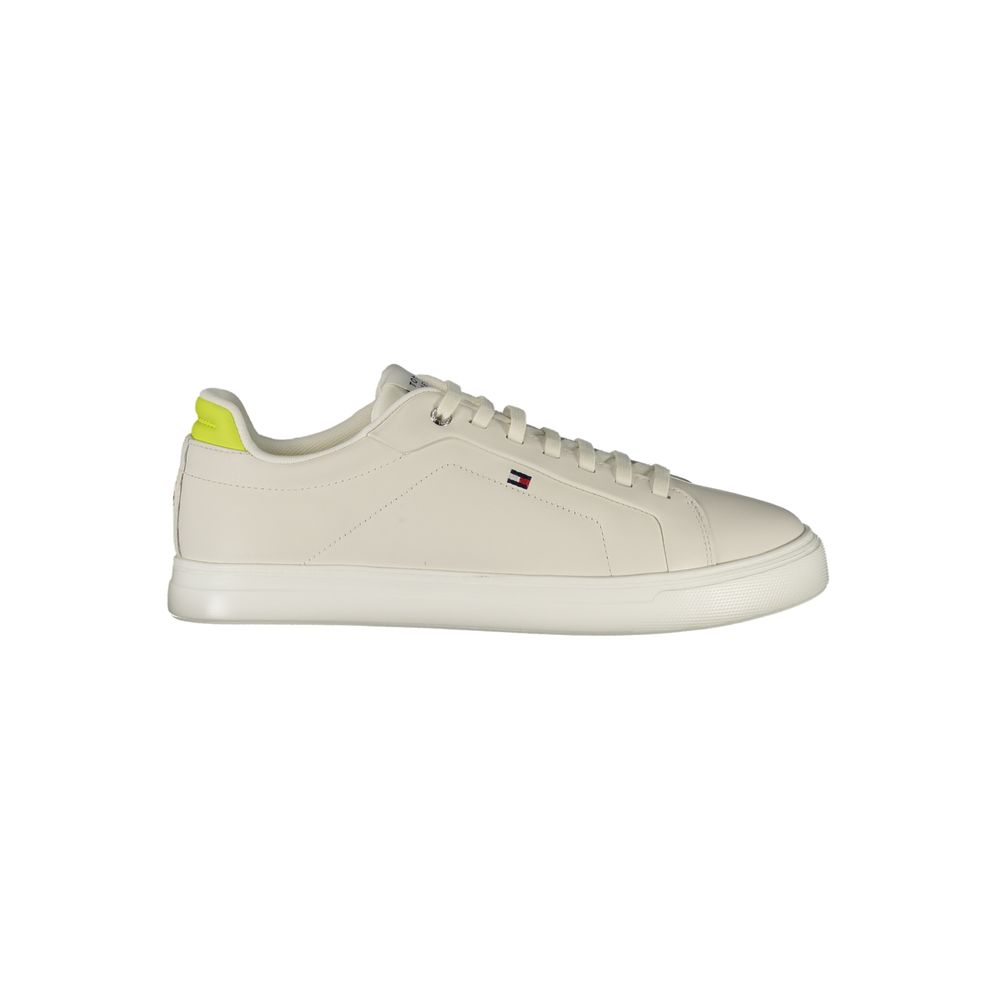 Tommy Hilfiger Λευκό Sneaker από Πολυουρεθάνη
