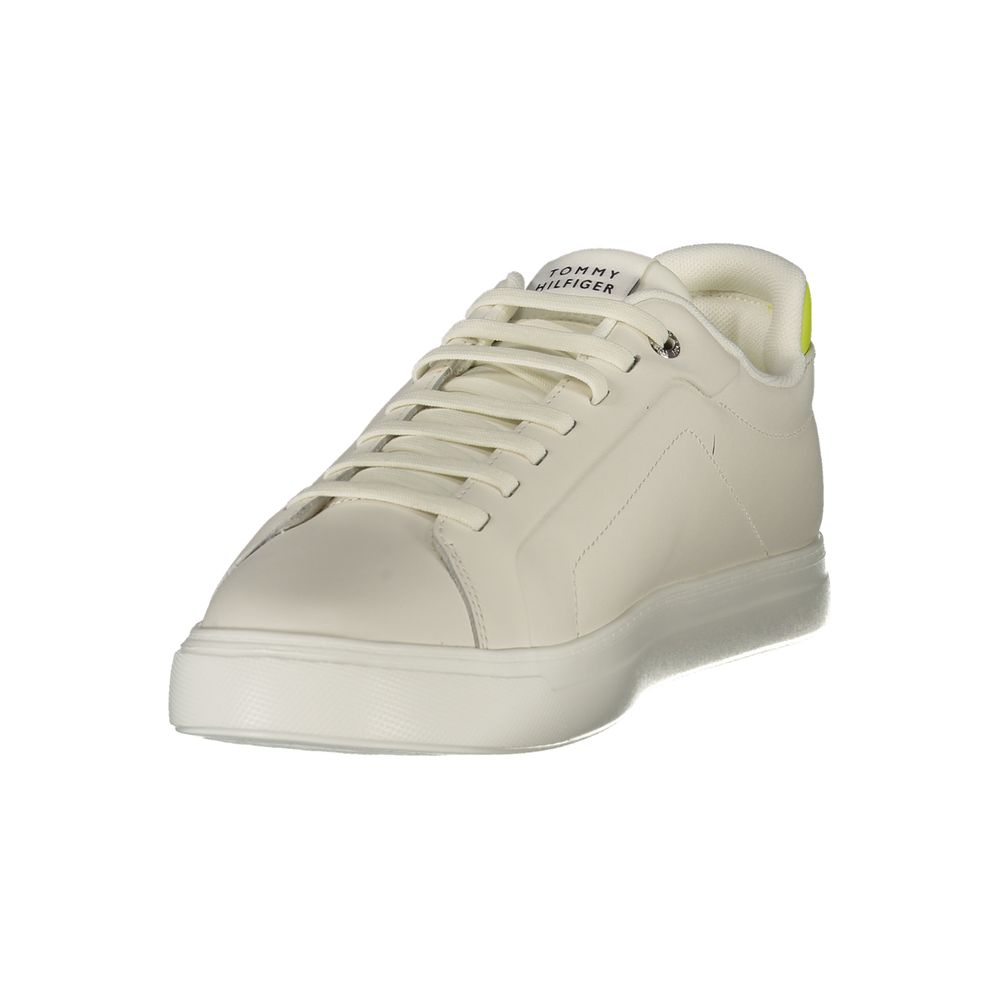 Tommy Hilfiger Λευκό Sneaker από Πολυουρεθάνη
