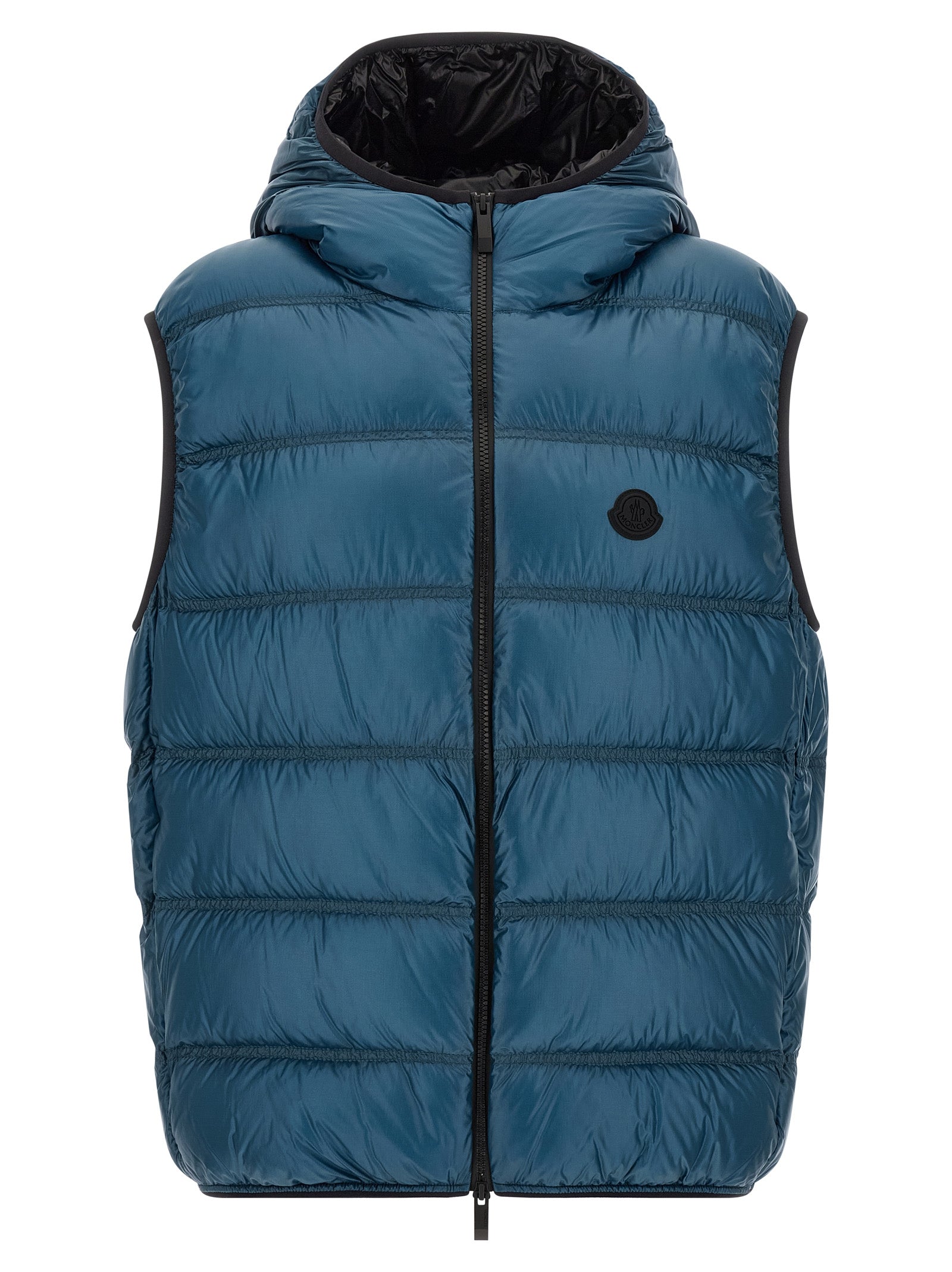 Moncler Παλτό από 100% πολυαμίδιο σε Μπλε