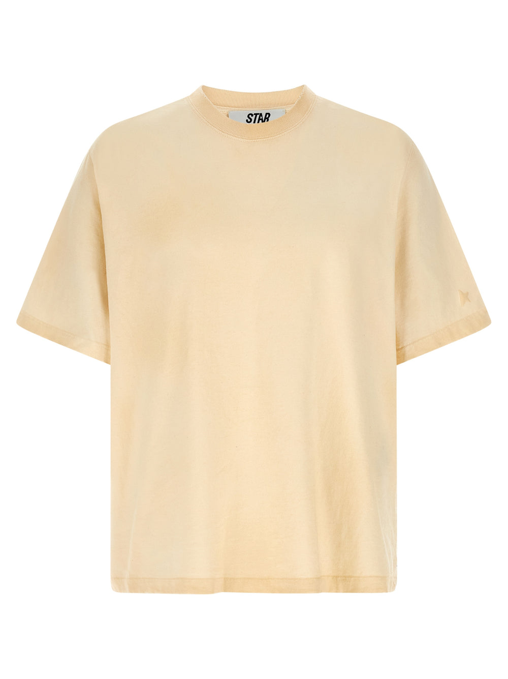Golden Goose Cotton T-Shirt in Beige