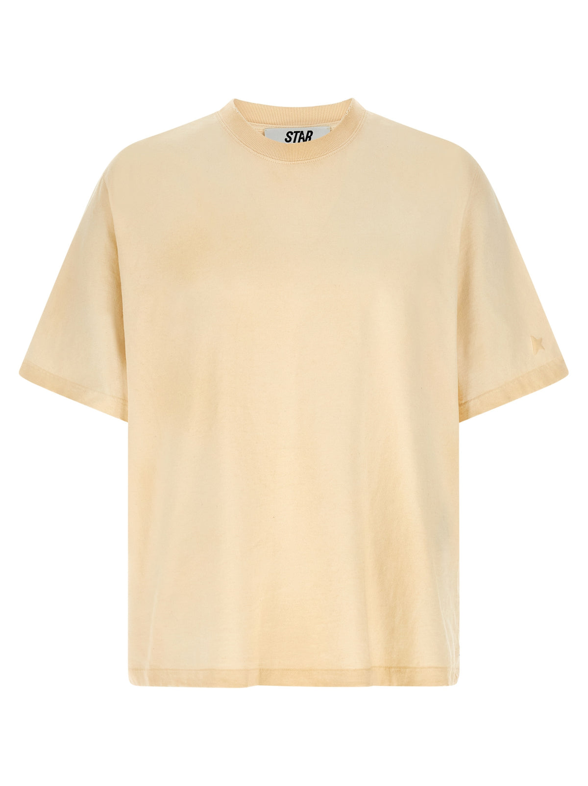 Golden Goose Cotton T-Shirt in Beige