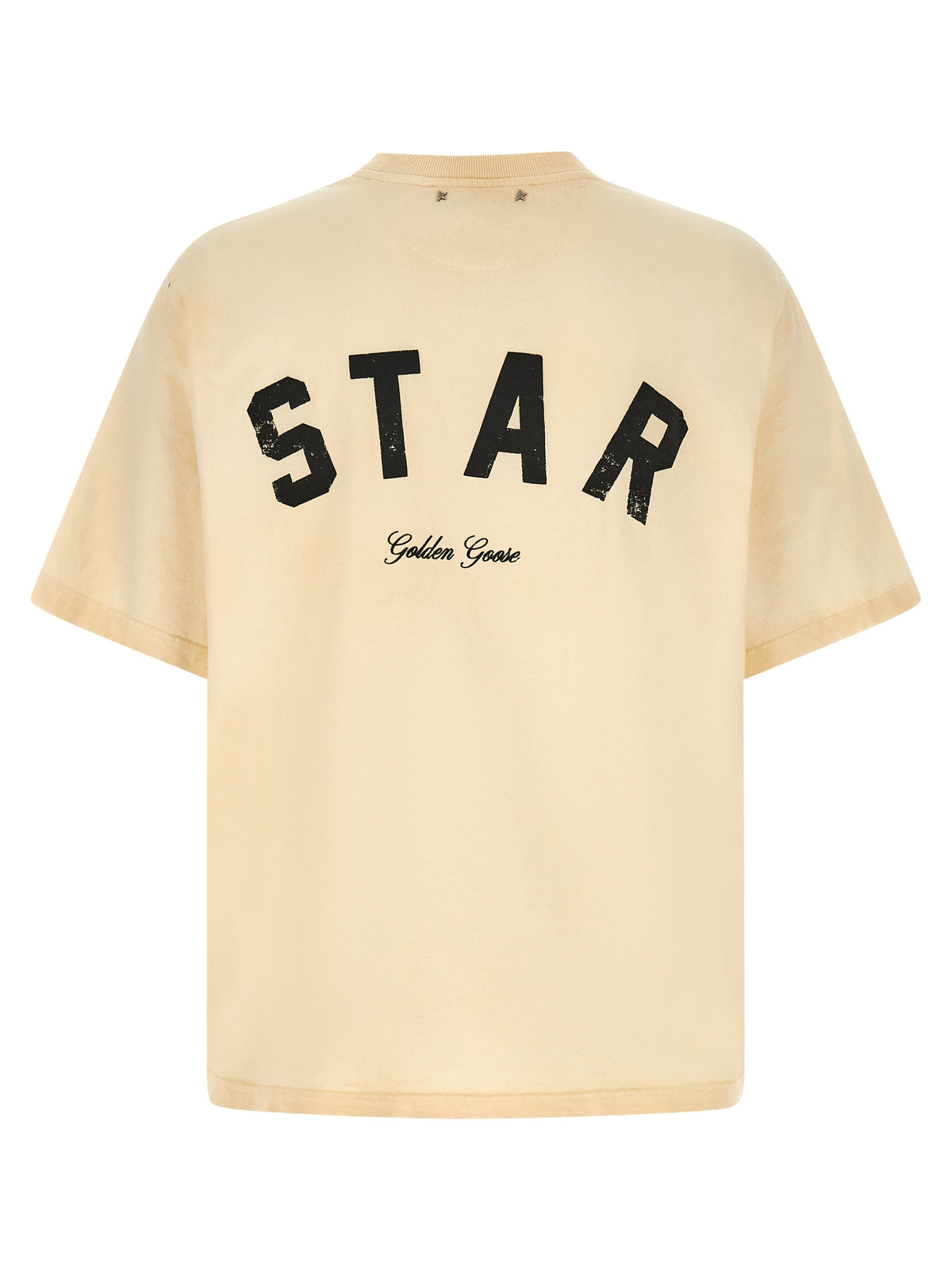 Golden Goose Cotton T-Shirt in Beige