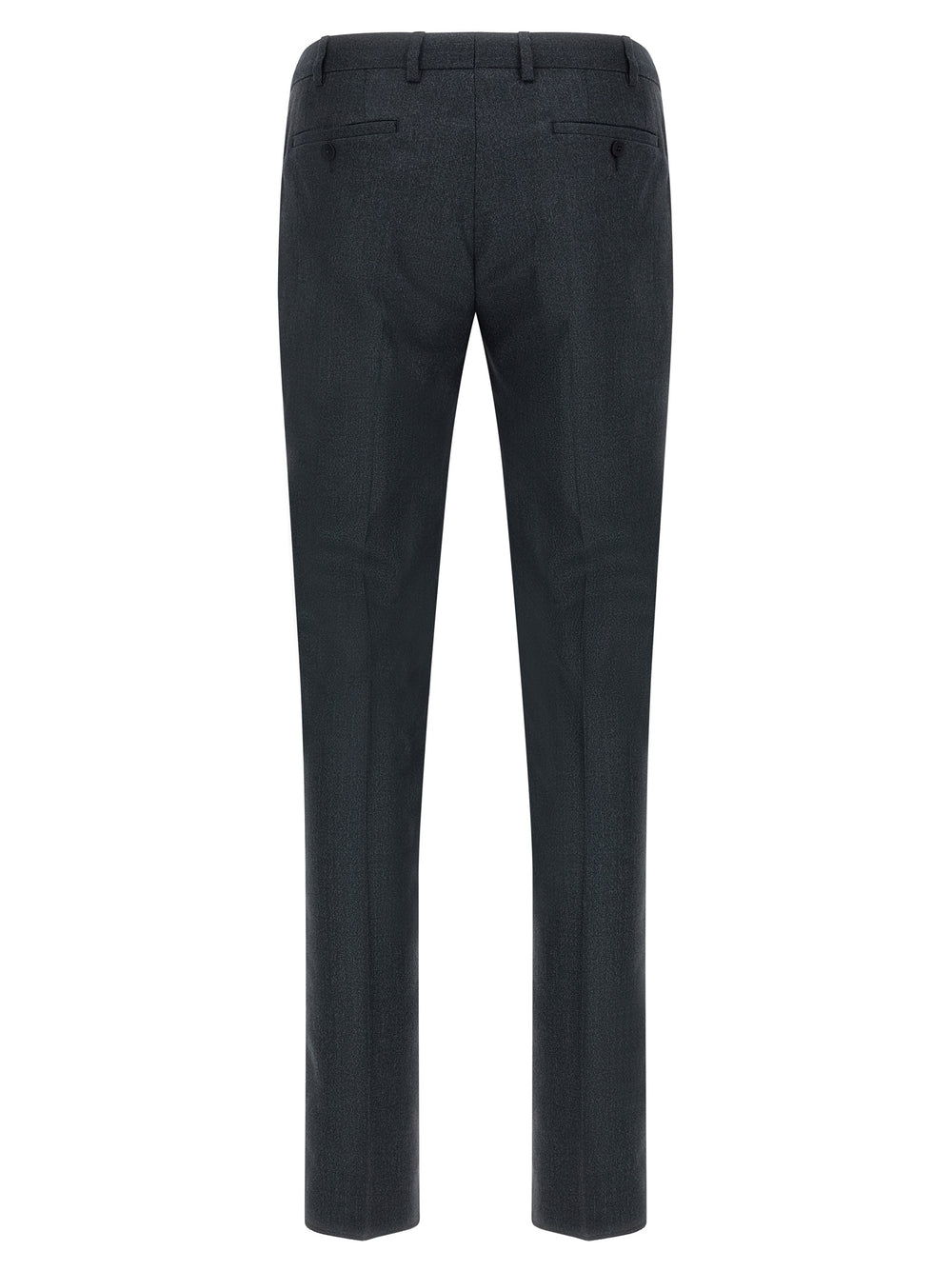 Gray Polyester Two-Piece Suit