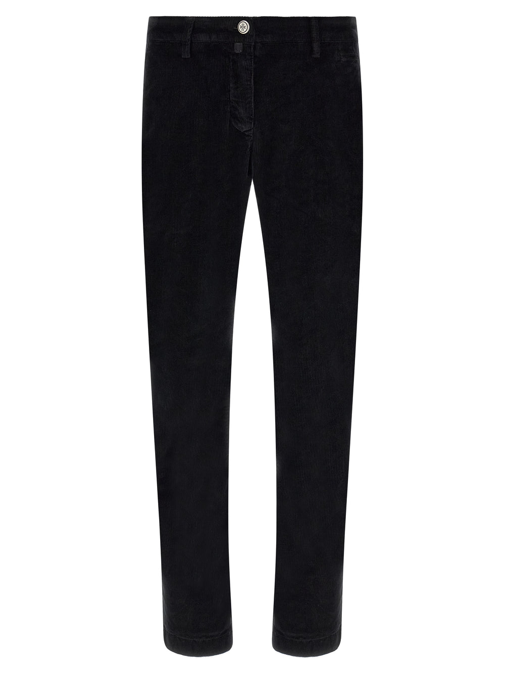 Black Cotton Chino Pants