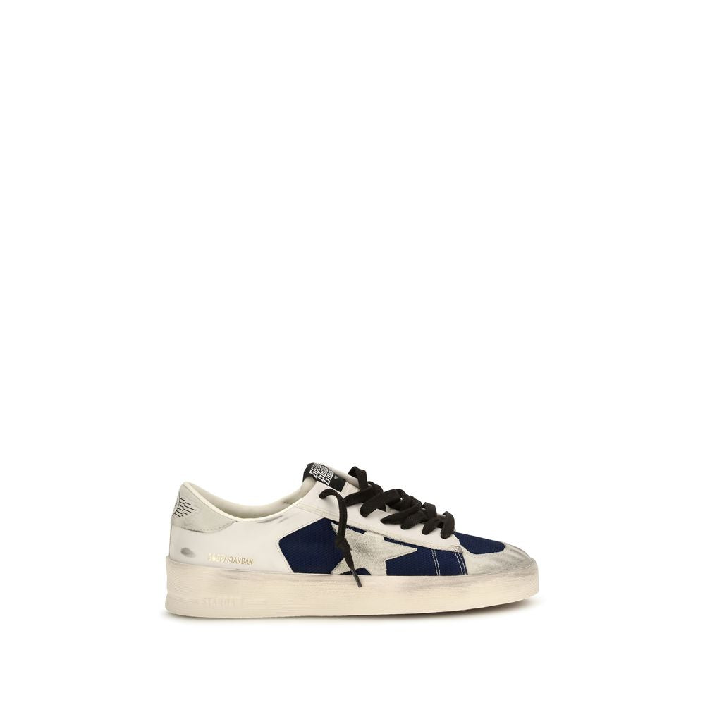 Golden Goose Stardan Δερμάτινα Sneakers σε Γκρι