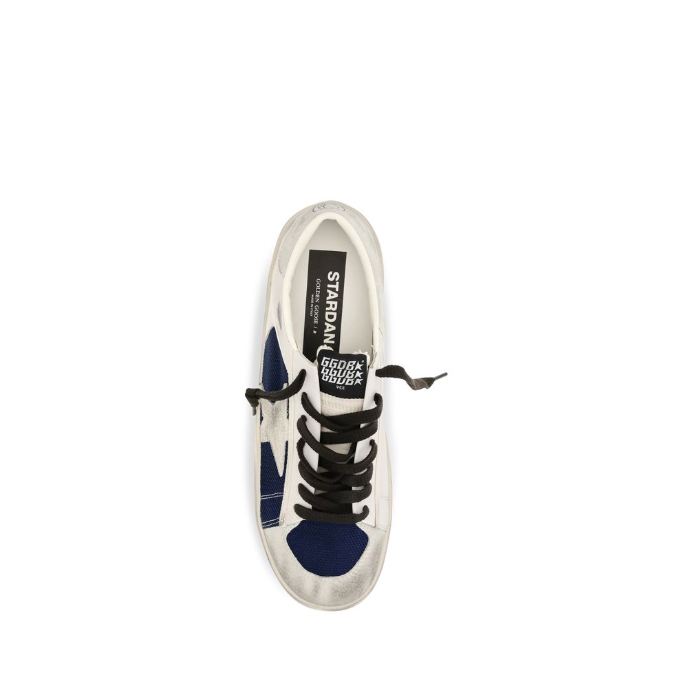Golden Goose Stardan Δερμάτινα Sneakers σε Γκρι