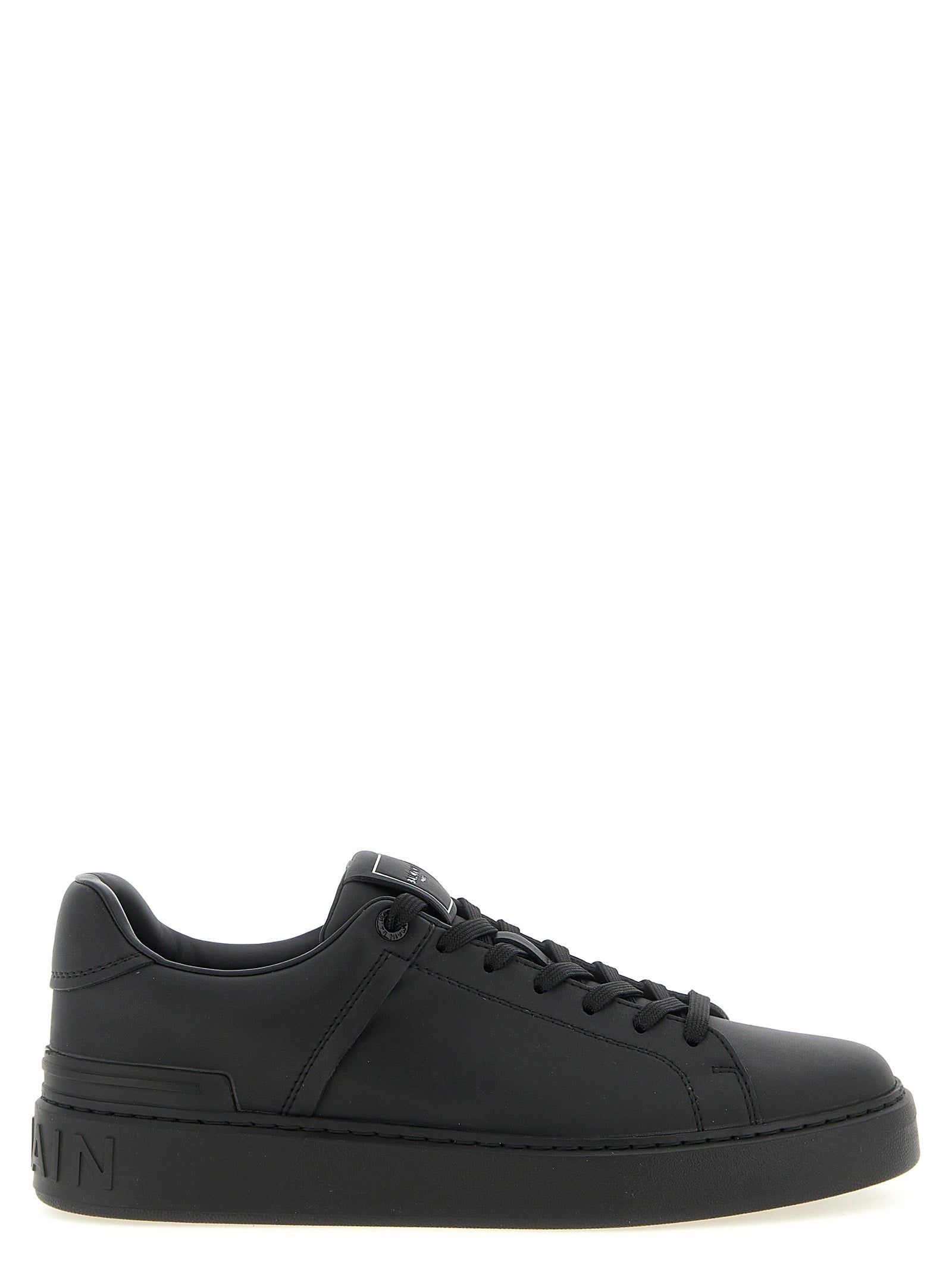 Balmain Δερμάτινα Sneakers από Δέρμα Μοσχαριού σε Μαύρο