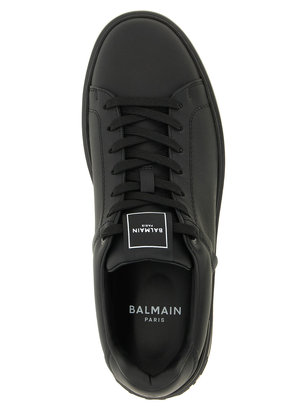 Balmain Δερμάτινα Sneakers από Δέρμα Μοσχαριού σε Μαύρο
