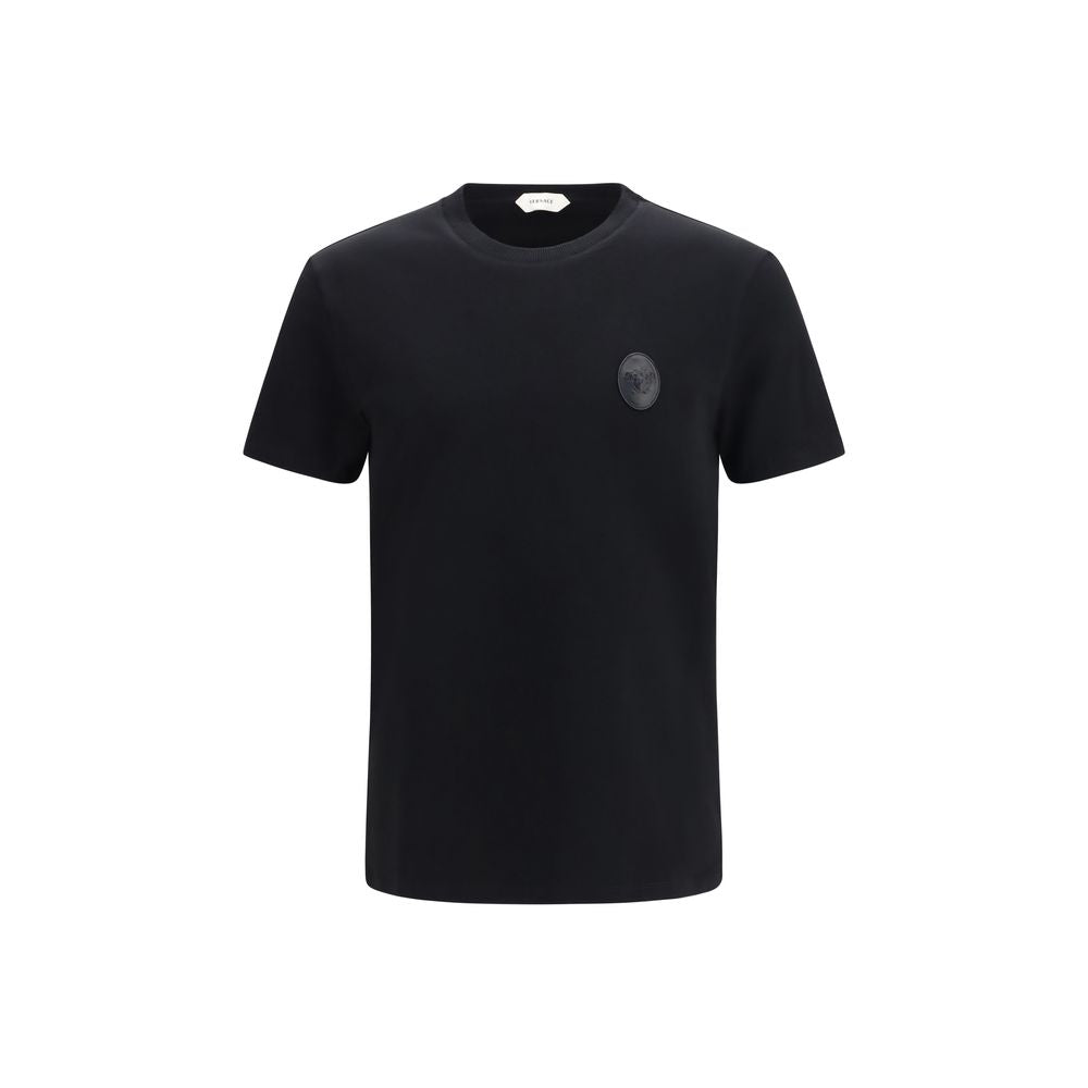 Versace Βαμβακερό T-Shirt σε Μαύρο