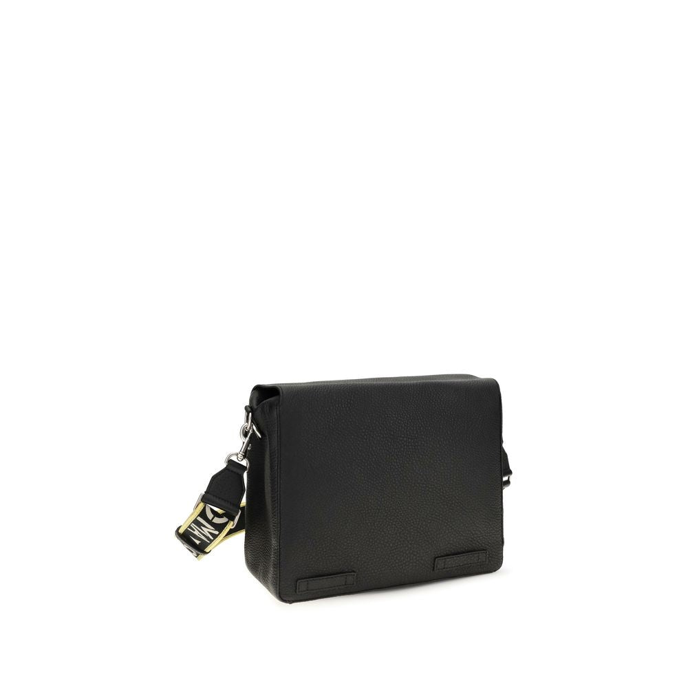 Fendi Calf Leather Shoulder Bag in Black