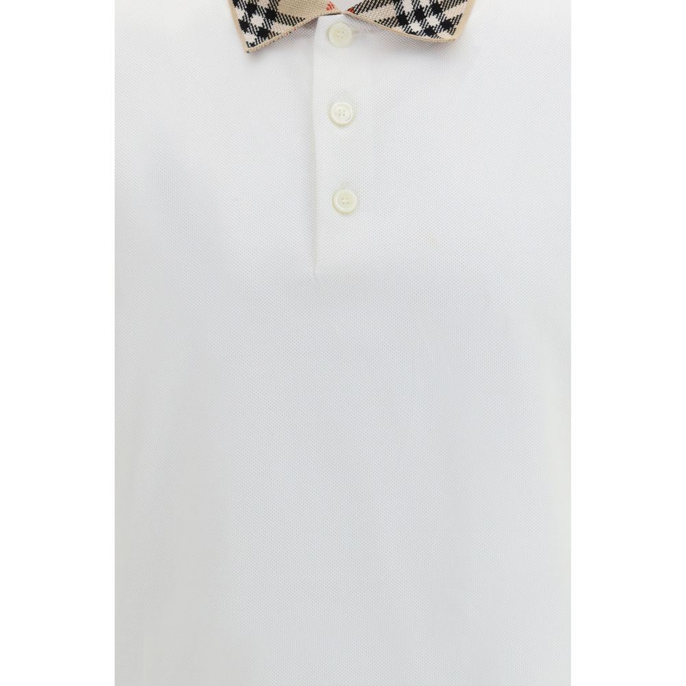 Burberry Βαμβακερό Polo σε Λευκό