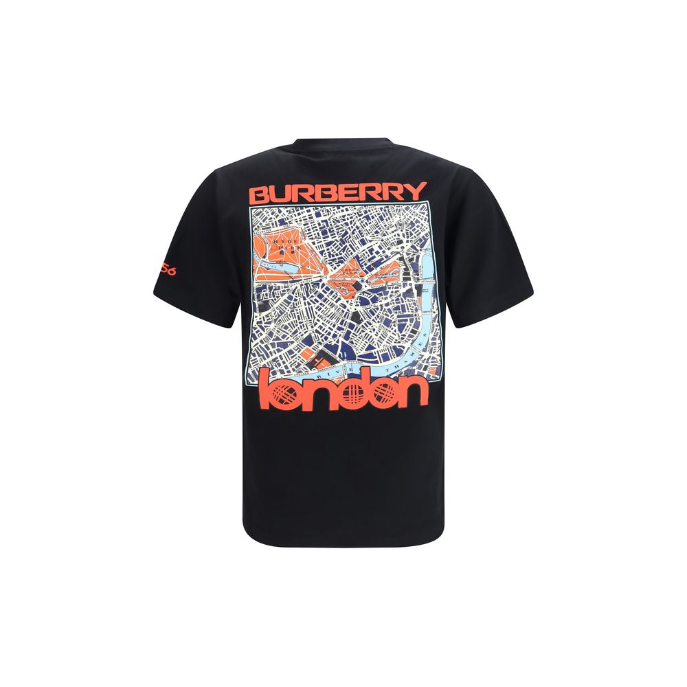 Burberry 100% Cotton T-Shirt in Black