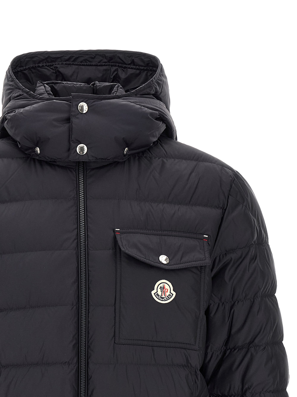 Moncler Παλτό από Πολυαμίδιο σε Μπλε
