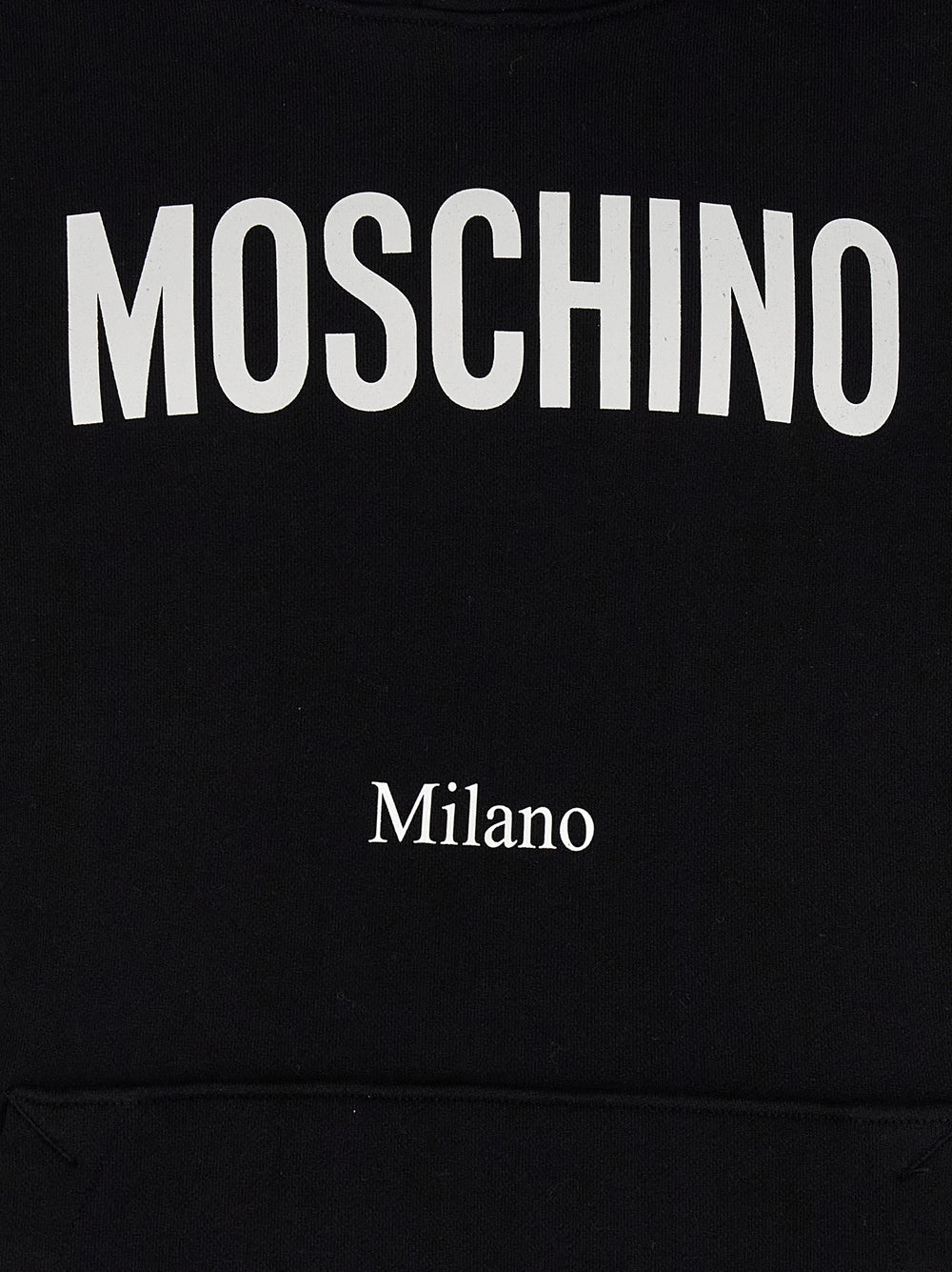 Moschino Φούτερ από 100% βαμβάκι σε Μαύρο