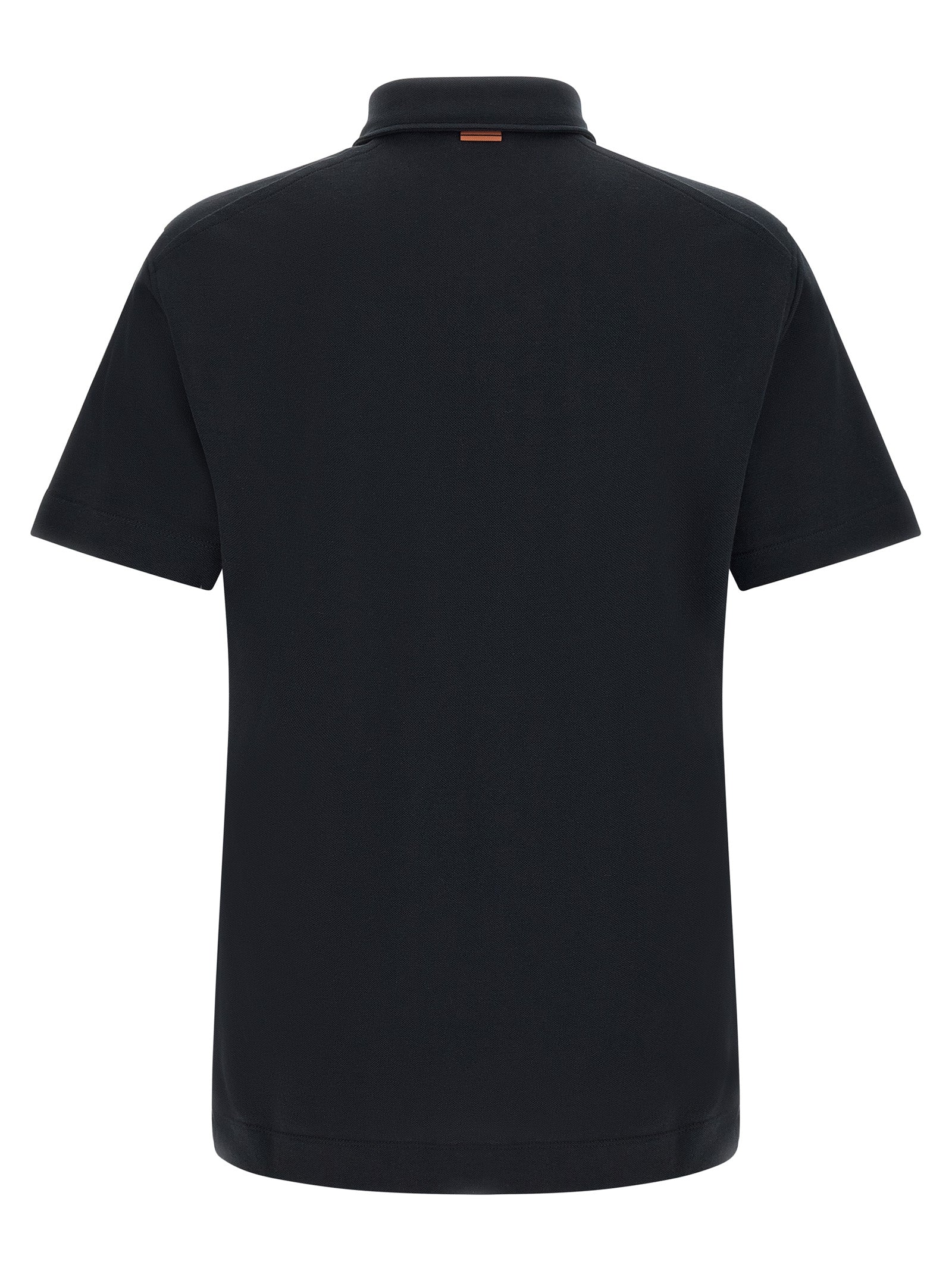 Zegna Βαμβακερό Polo από 100% Βαμβάκι σε Μπλε