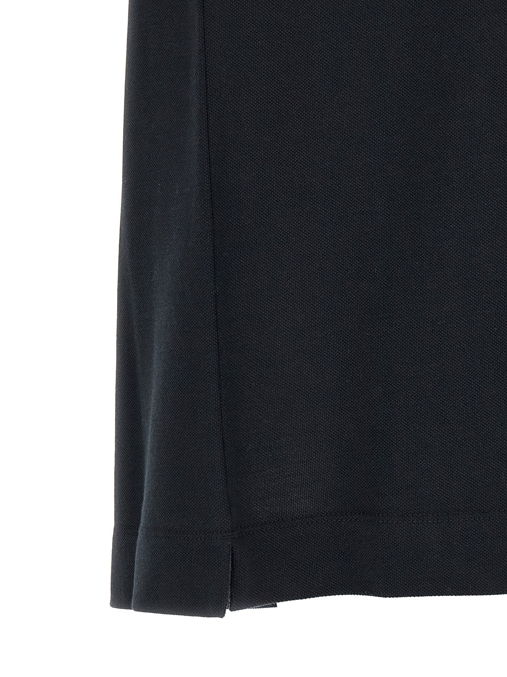 Zegna 100% Cotton Piqué Polo Shirt in Blue