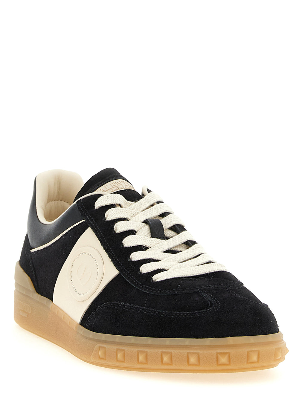 Valentino Garavani Calfskin Low-Top Sneakers in Multicolor