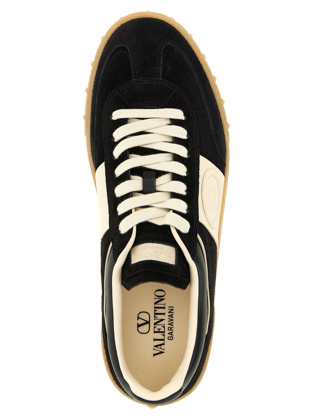Valentino Garavani Calfskin Low-Top Sneakers in Multicolor