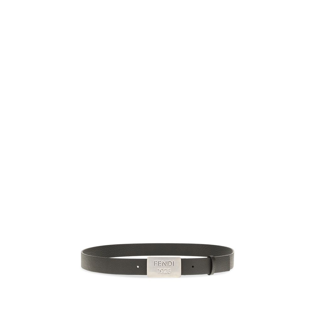 Fendi Calf Leather Belt in Black