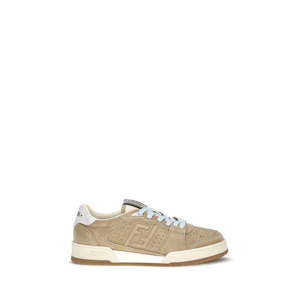 Fendi Sneakers από Σουέντ σε Μπεζ