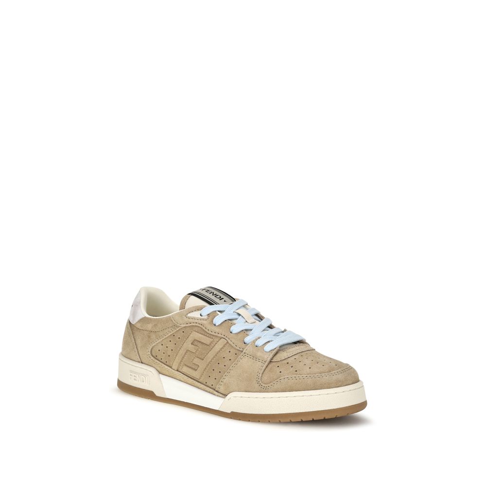 Fendi Sneakers από Σουέντ σε Μπεζ