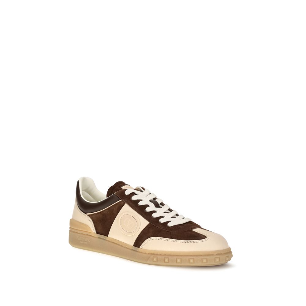 Valentino Garavani Sneakers από Σουέντ σε Καφέ