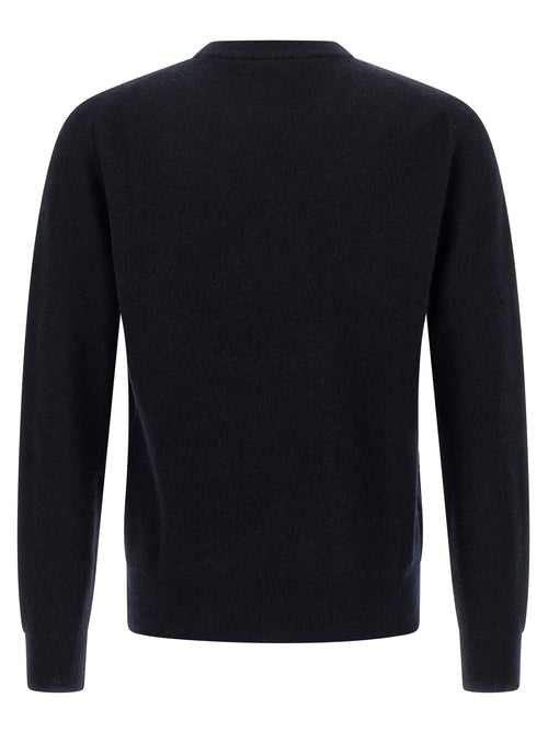 Brioni Cashmere-Wool Cardigan in Blue