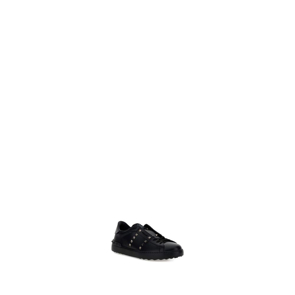 Valentino Garavani Rockstud Δερμάτινα Sneakers από Δέρμα Μοσχαριού σε Μαύρο