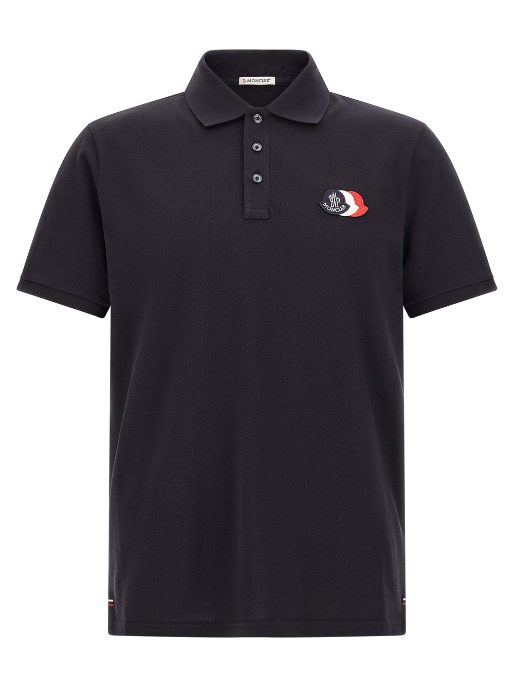 Moncler Βαμβακερό Polo σε Μπλε