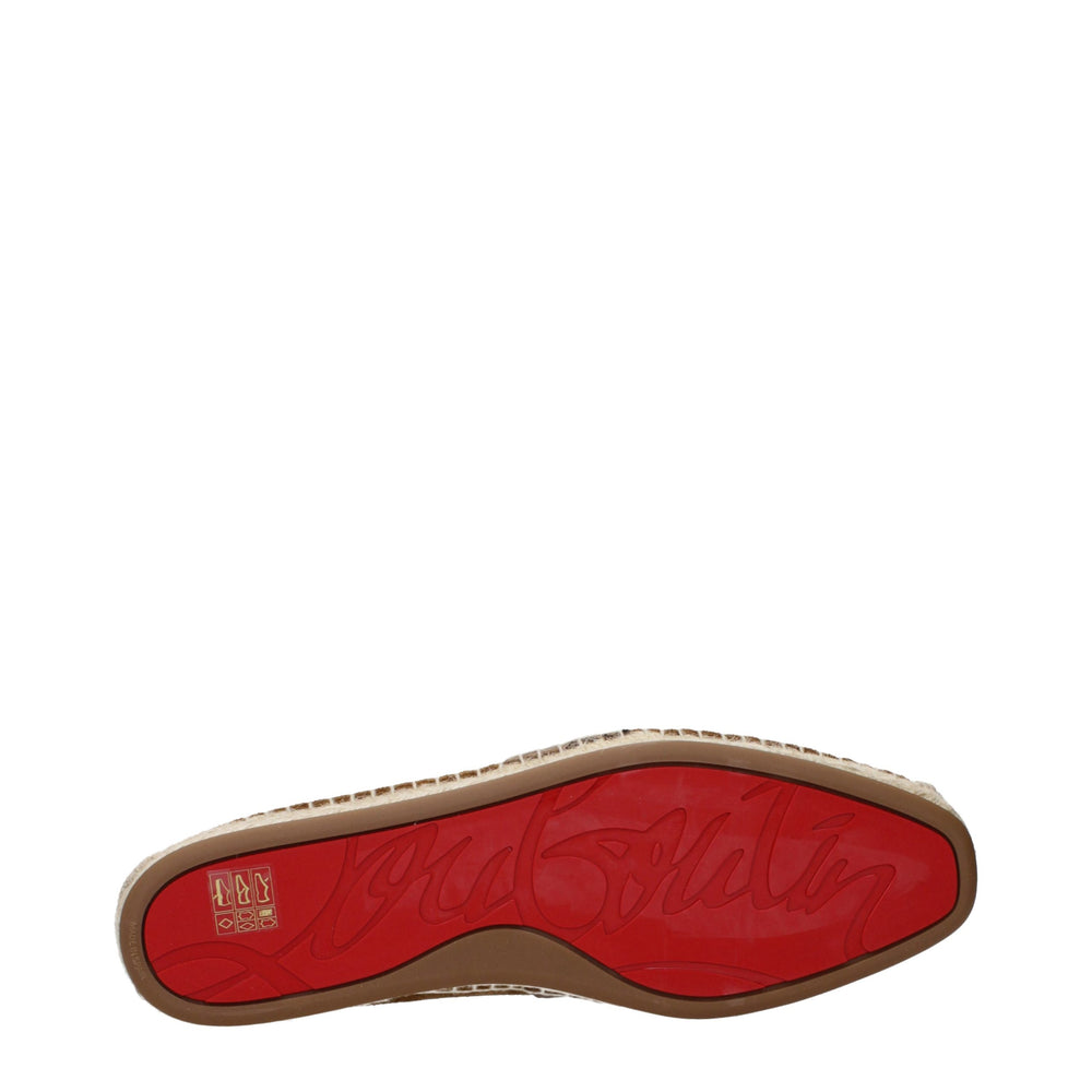 Christian Louboutin Εσπαντρίγιες από Σουέντ σε Καφέ