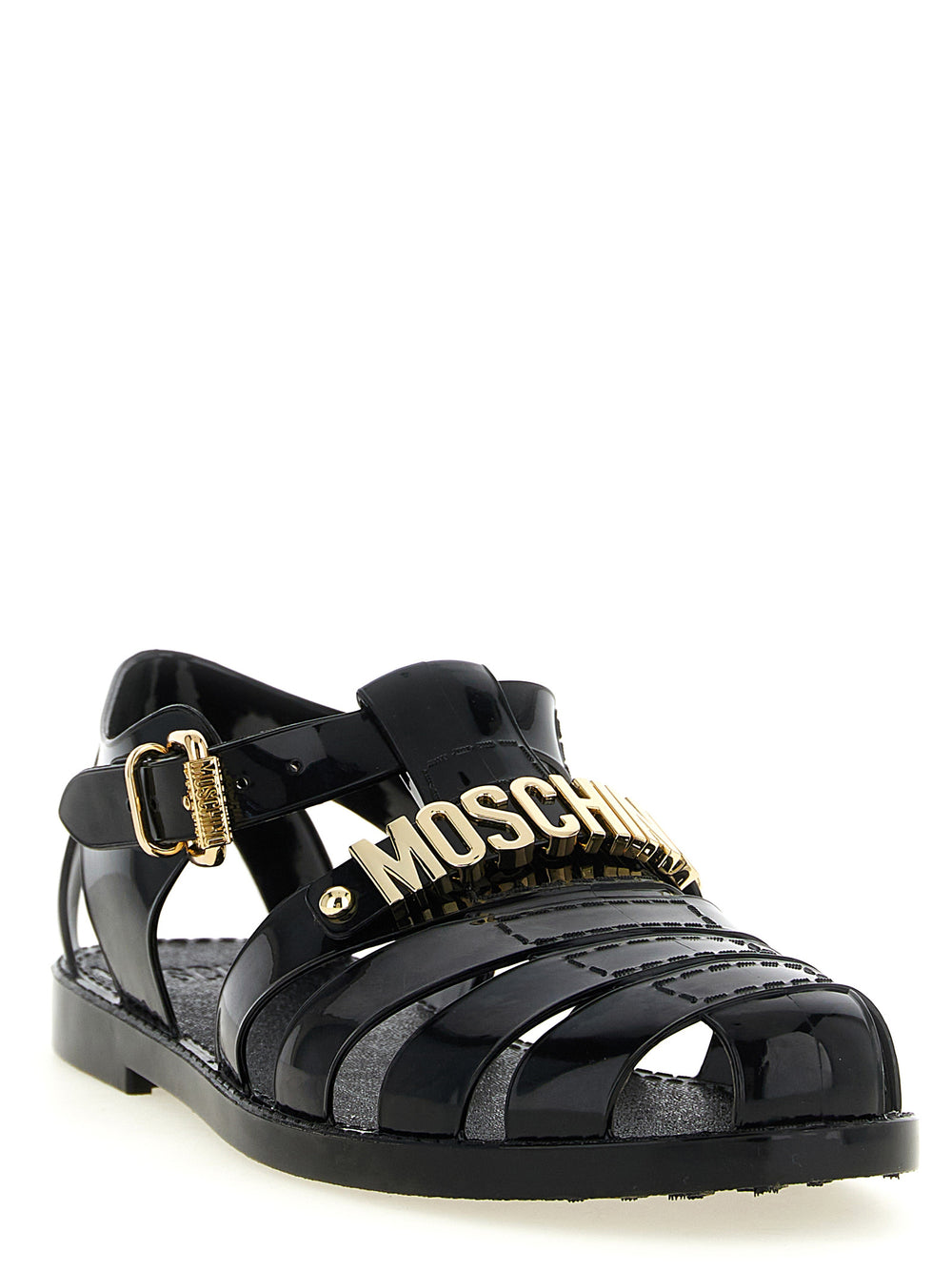 Moschino Σανδάλια από PVC σε Μαύρο