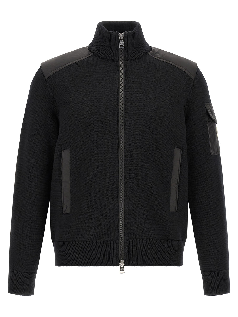 Moncler Polyamide Cardigan in Black