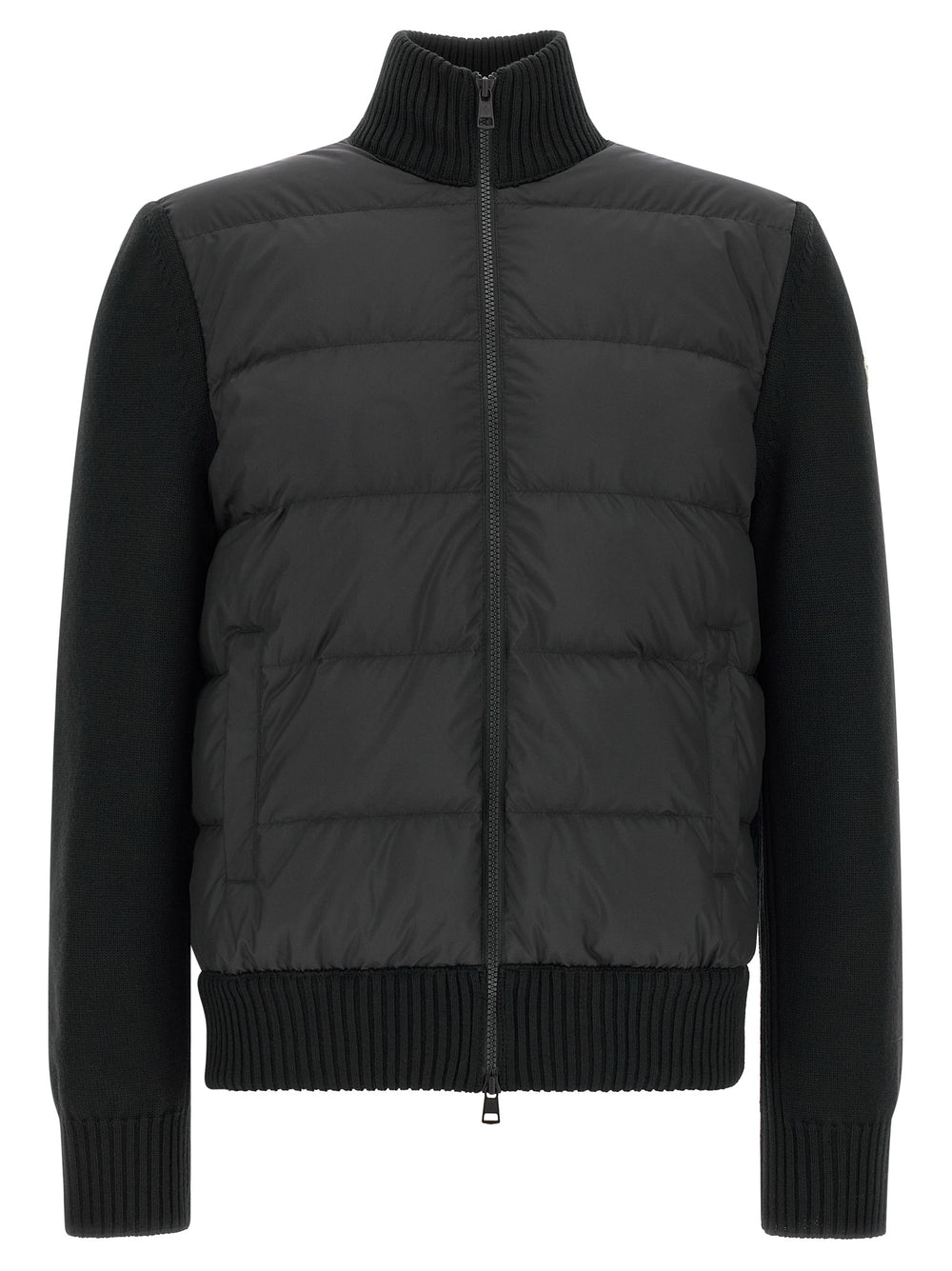 Moncler 100% Polyester Cardigan in Black