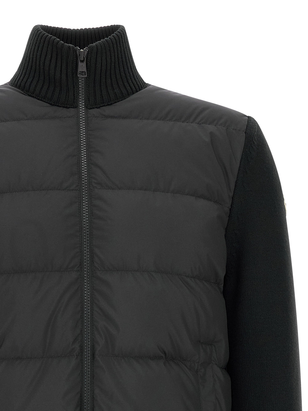 Moncler 100% Polyester Cardigan in Black