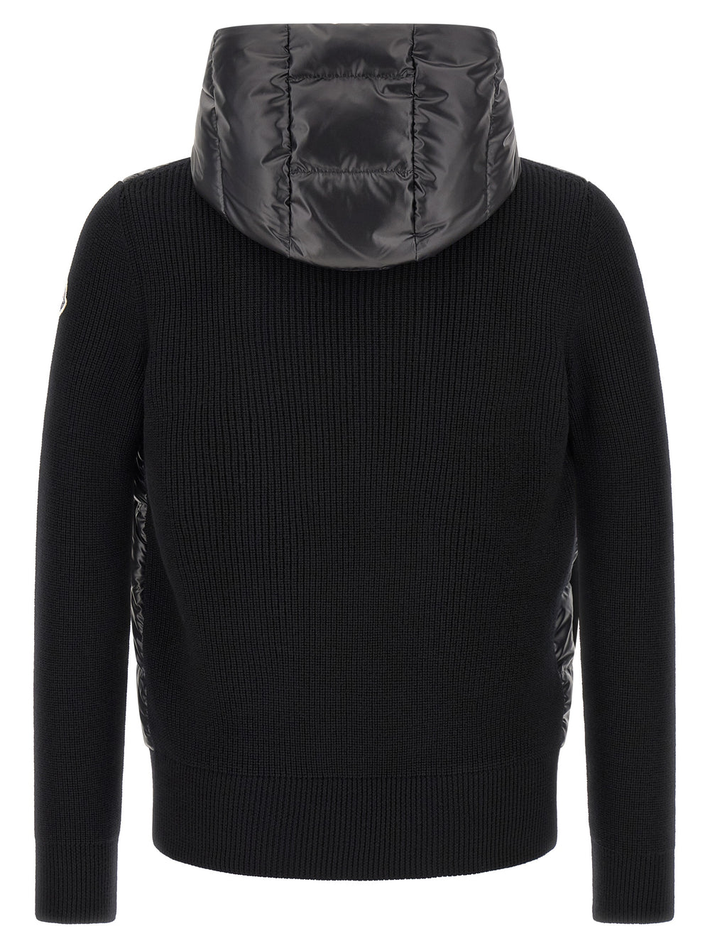 Moncler Quilted Cardigan in Black