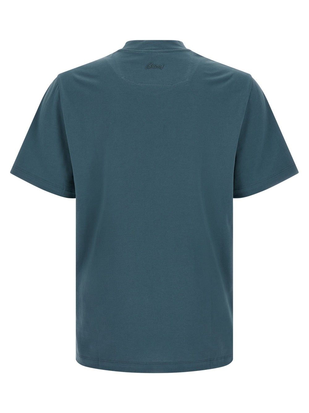 Brioni Cotton T-Shirt in Blue
