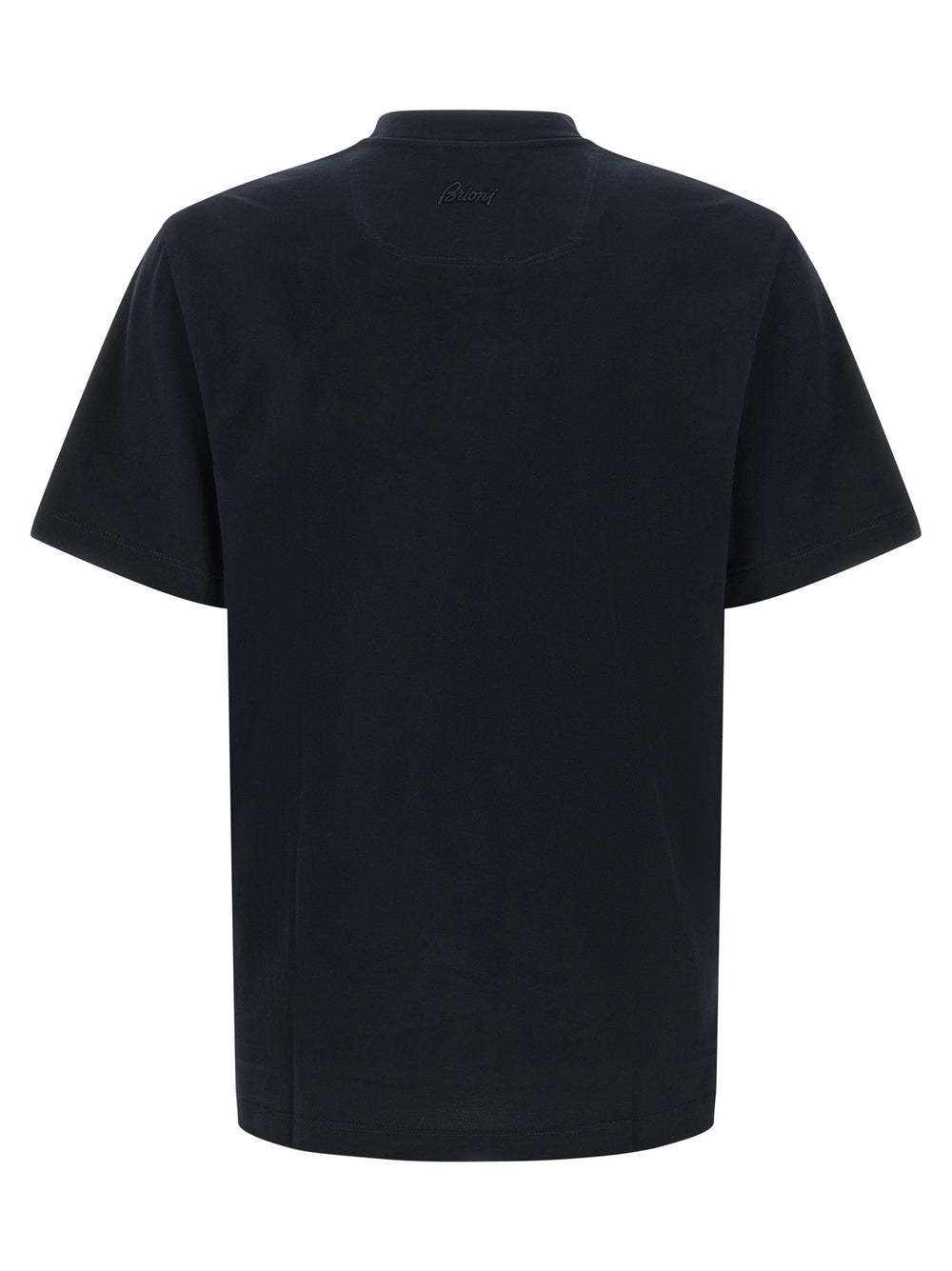 Brioni Cotton T-Shirt in Blue
