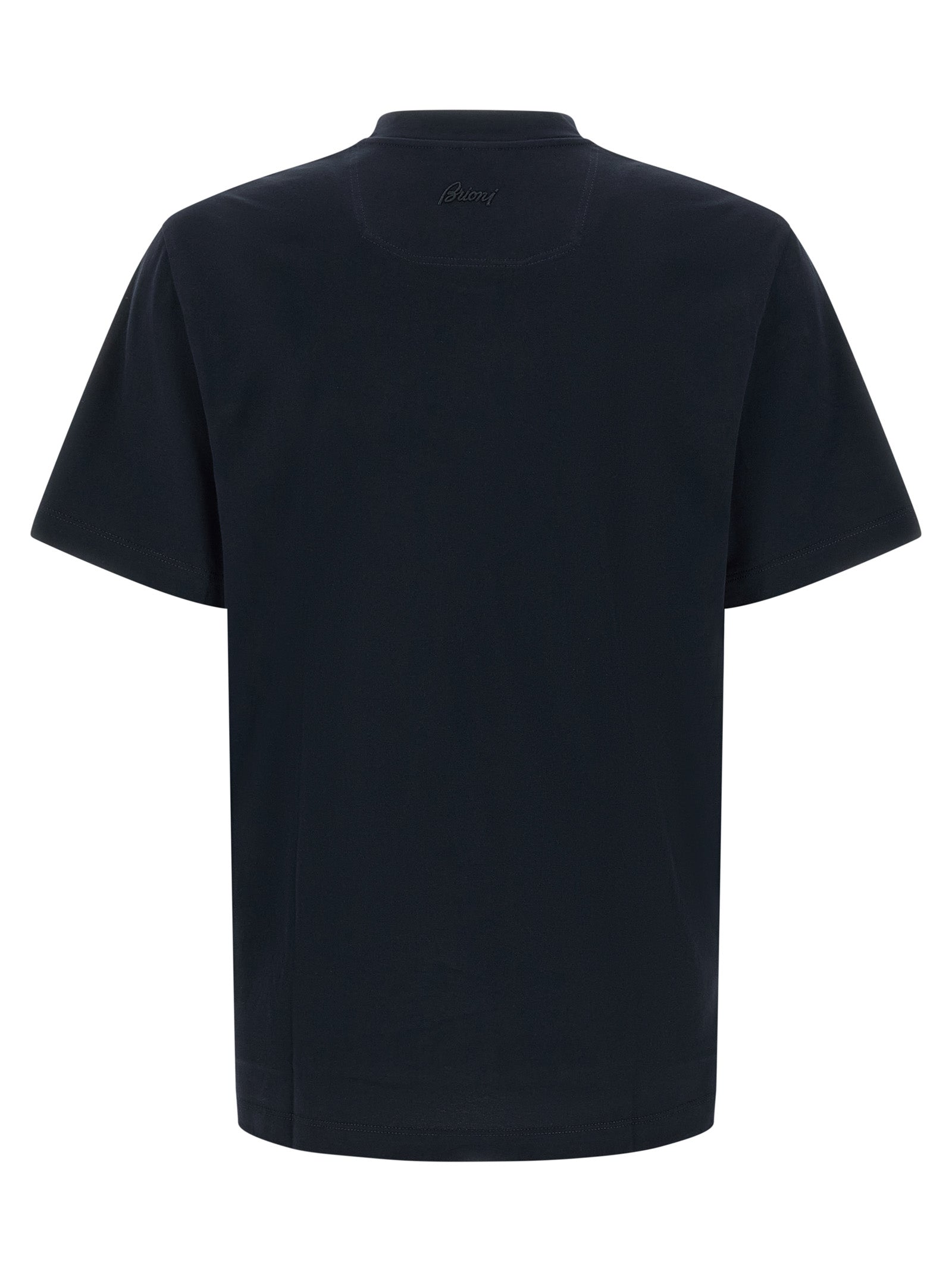 Brioni Βαμβακερό T-Shirt σε Μπλε