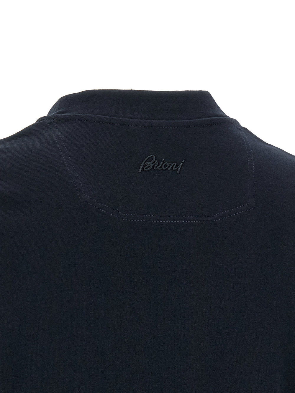 Brioni Cotton T-Shirt in Blue