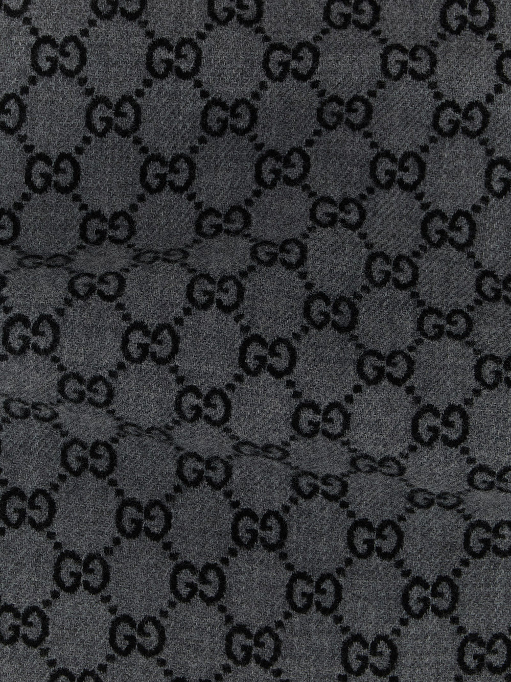 Gray Wool Scarf