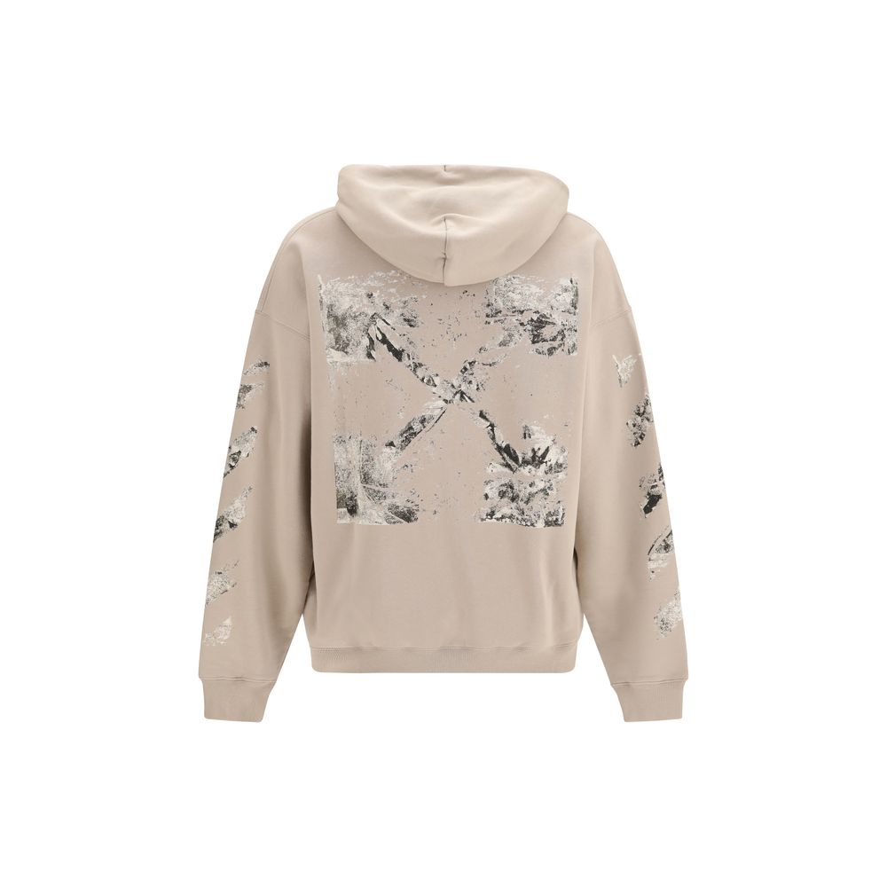 Off-White Φούτερ από 100% βαμβάκι σε Μπεζ