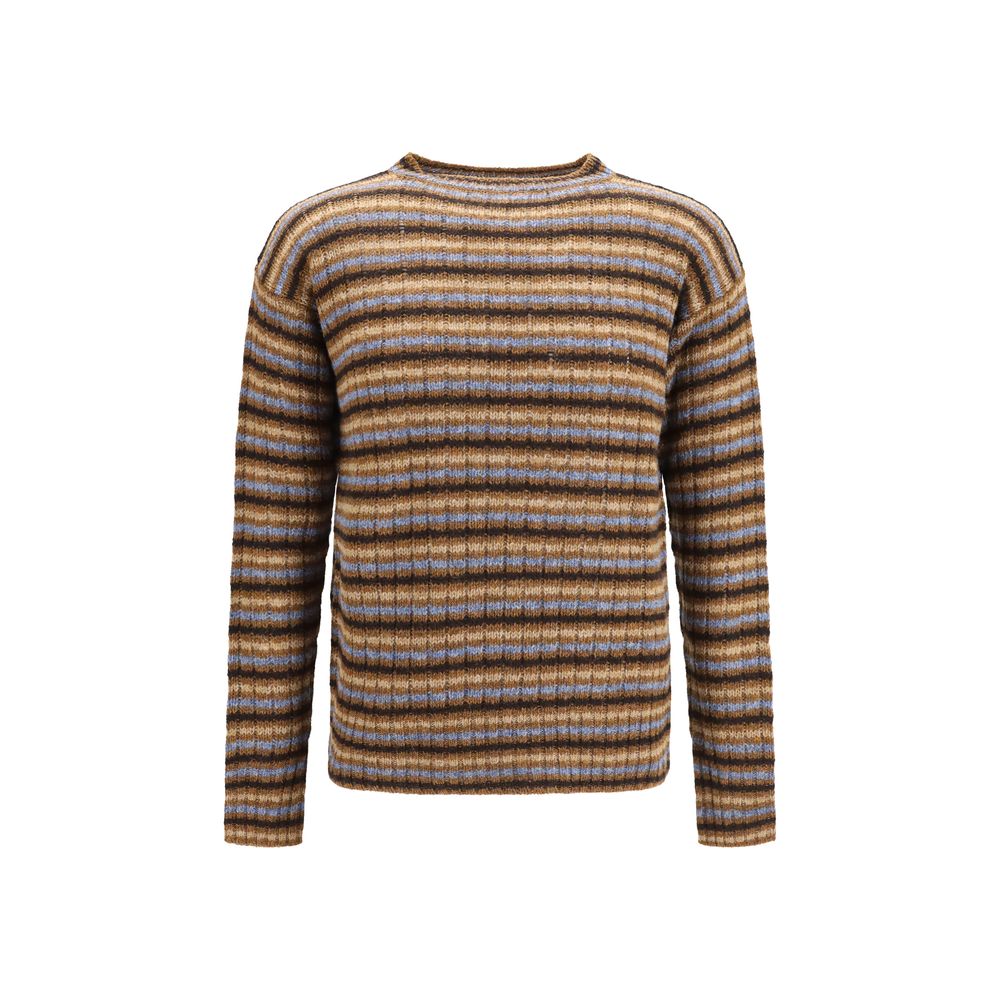 Prada Wool Crewneck Sweater in Multicolor