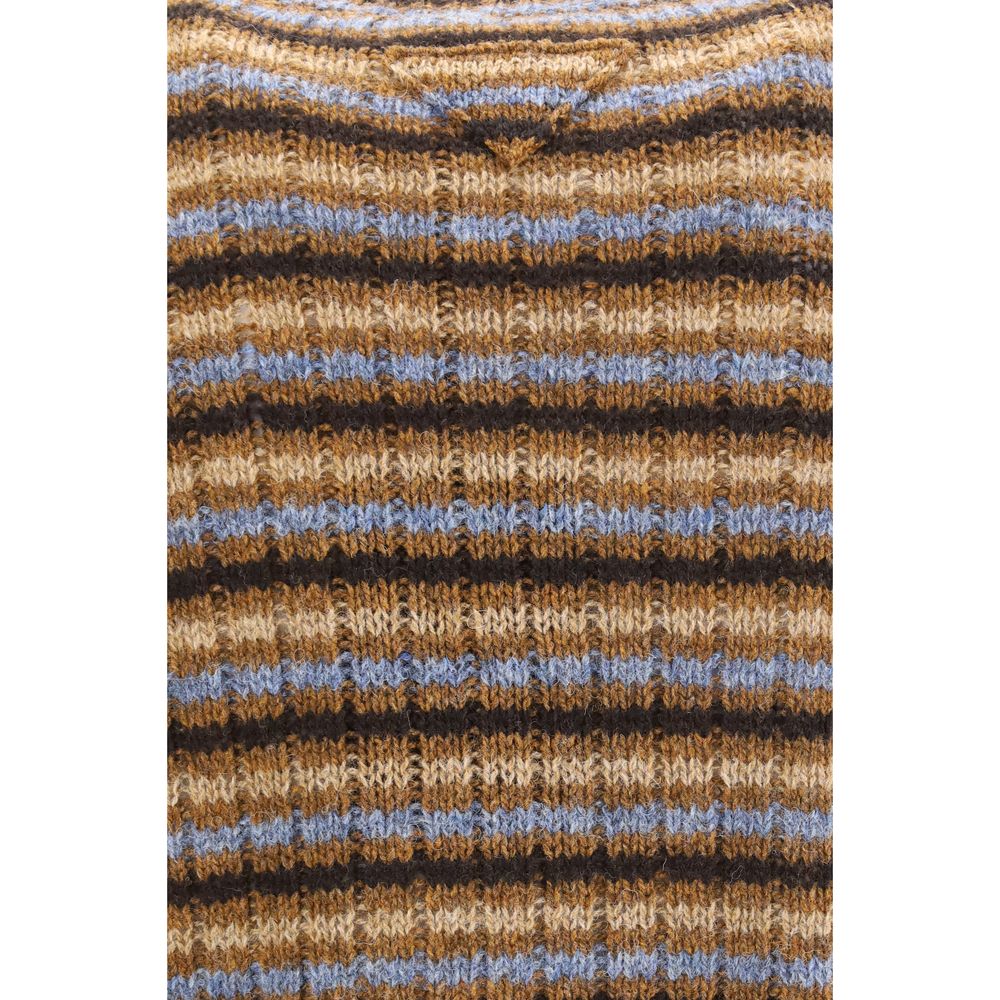 Prada Wool Crewneck Sweater in Multicolor