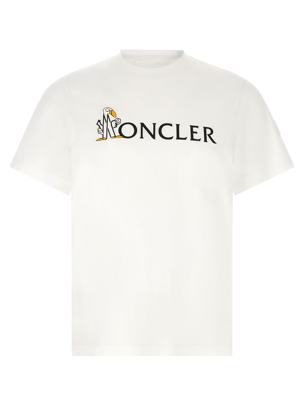 Moncler T-Shirt από 100% βαμβάκι σε Λευκό