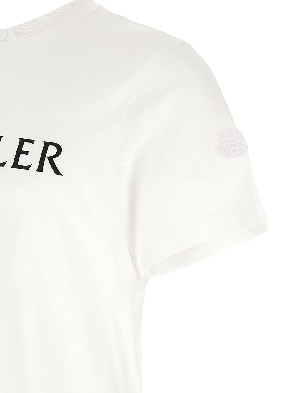 Moncler T-Shirt από 100% βαμβάκι σε Λευκό