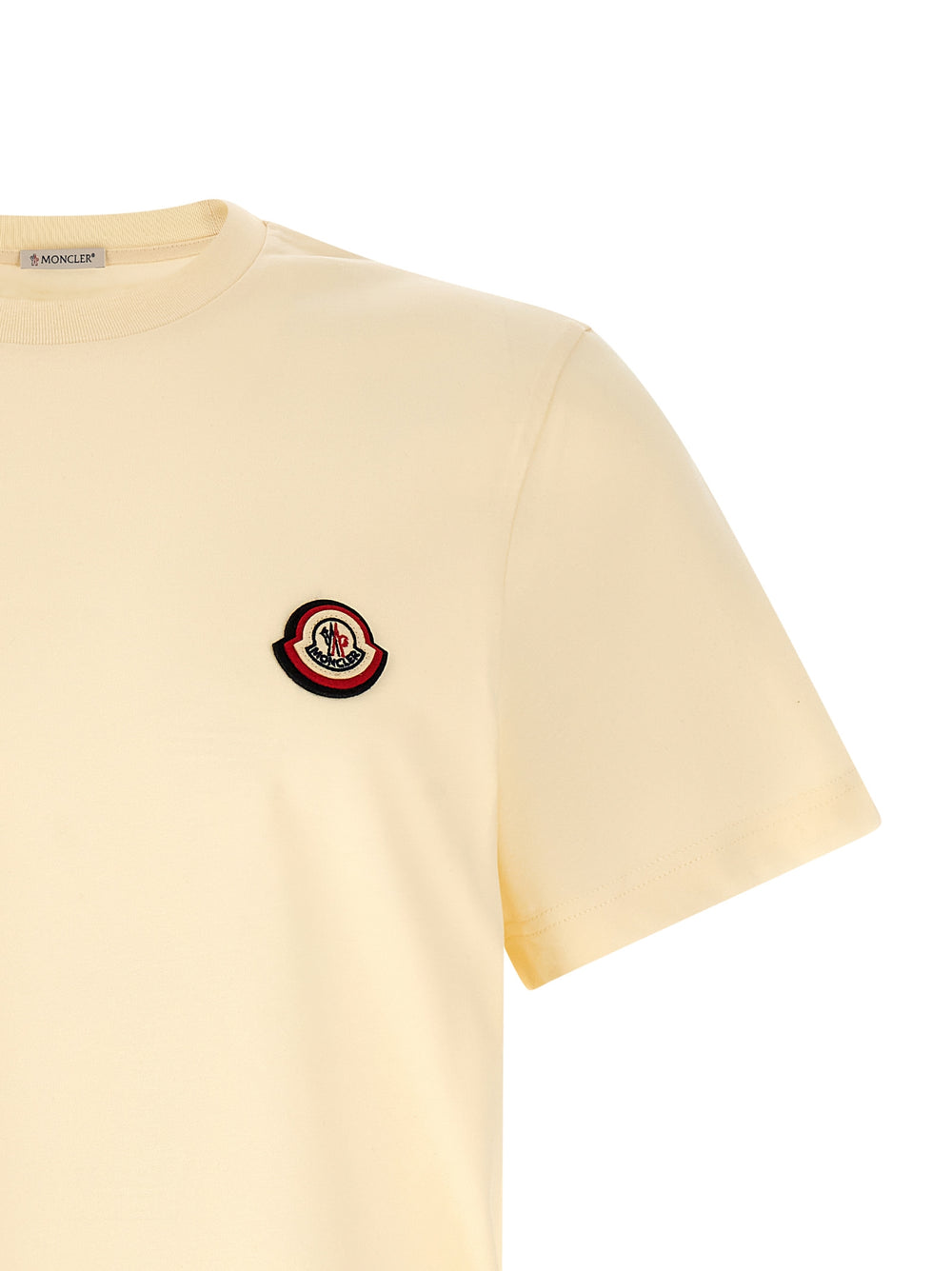 Moncler Βαμβακερό T-Shirt σε Λευκό