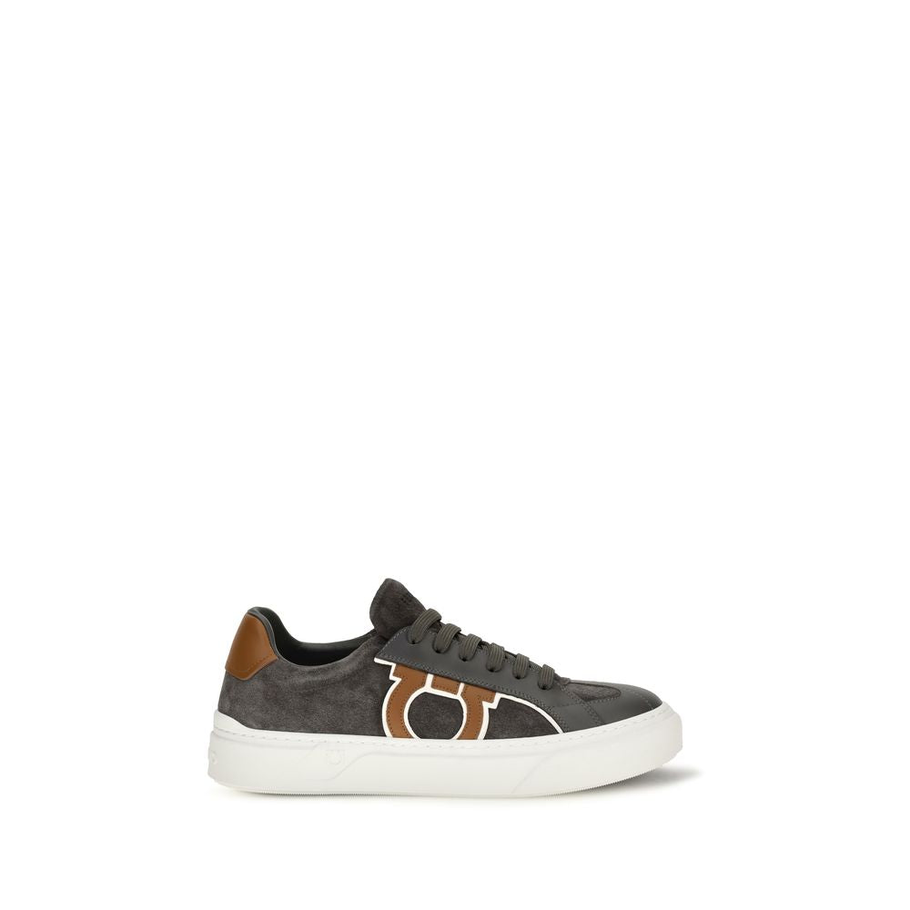 Ferragamo Sneakers από Σουέντ σε Γκρι