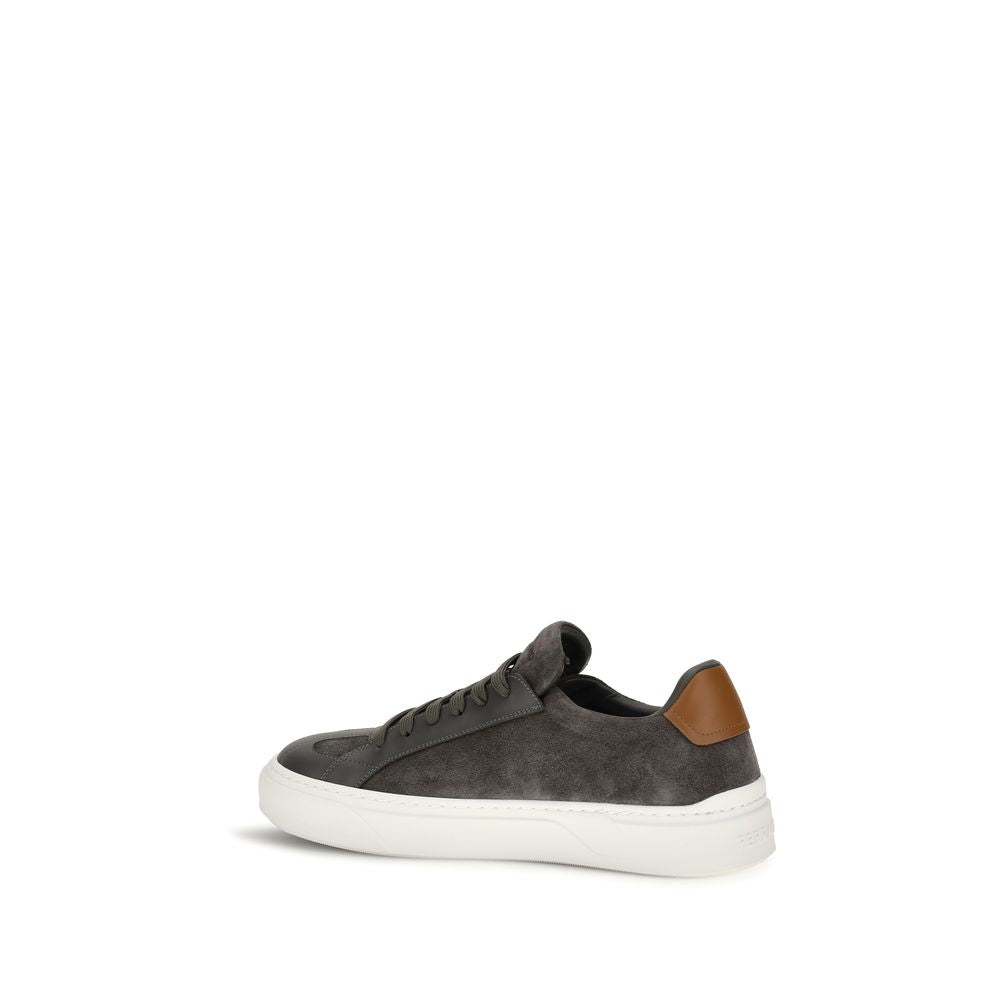 Ferragamo Sneakers από Σουέντ σε Γκρι