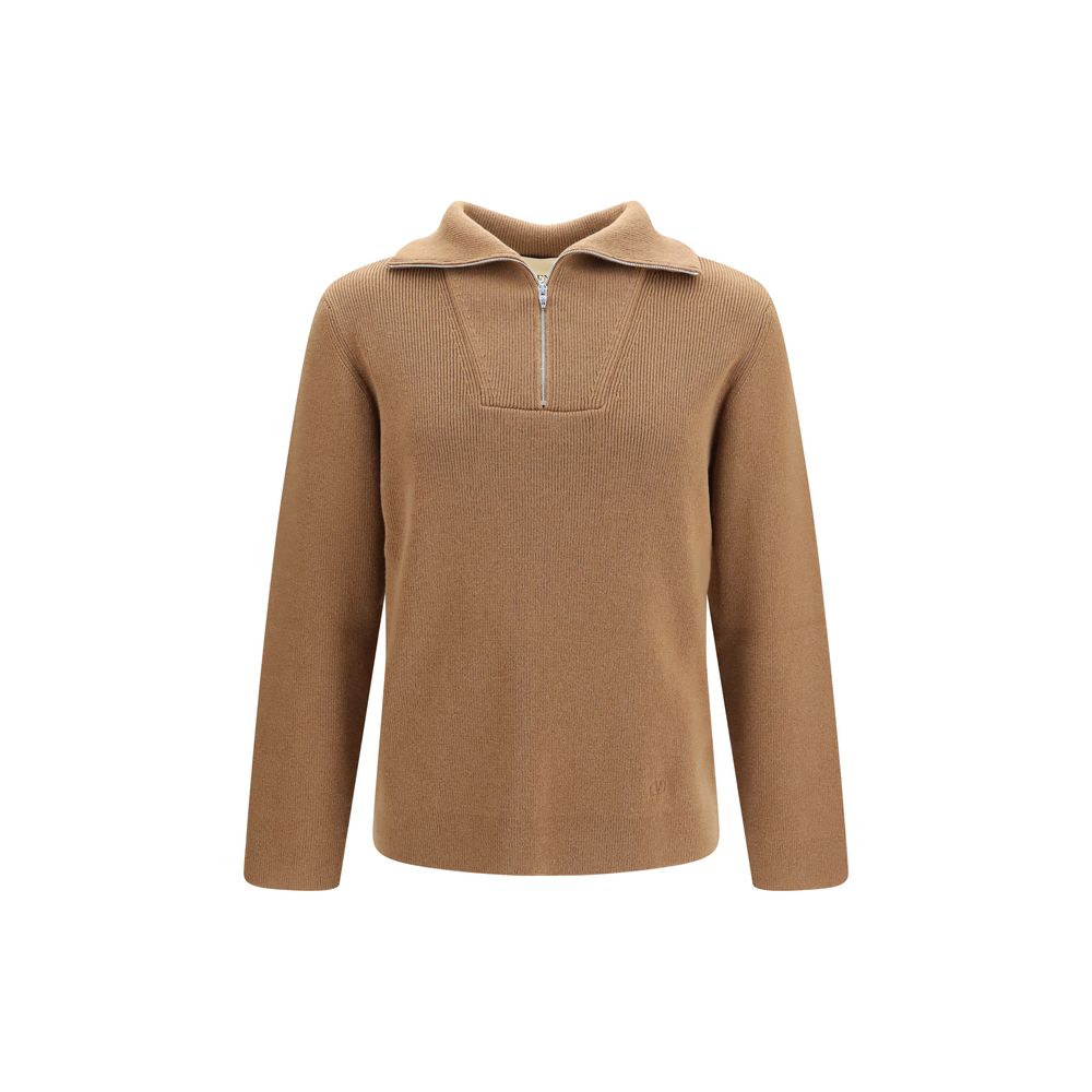 Valentino Garavani 100% Wool Sweater in Brown
